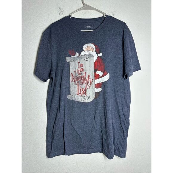 unbranded Other - I’m On The Naughty List Adult Unisex Cotton Blend T-shirt Size L